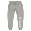 Unisex Fleece Sweatpants Carbon Grey Front 65b2c318d5acd.jpg